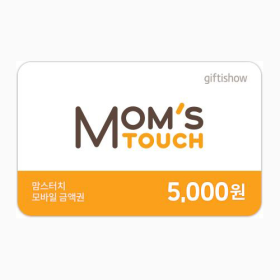 맘스터치 모바일 금액권 5천원권